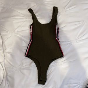 Green Forever 21 Body Suit